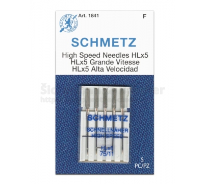 Jehly Schmetz HLx5  č. 75 pro Brother PQ1600