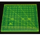 Patchworkové pravítko - 6x6 palců - fluo