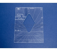 Quiltovací pravítko tvar diamant 3 inch NP-H05-3