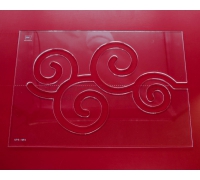 Quiltovací pravítko tvar spirála velká 3 inch NP5-SP2 Quiltovací pravítko tvar spirála velká 3 inch NP5-SP2
