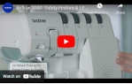 video návod ukázka Overlock Brother Airflow 3000