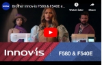 video návod ukázka Vyšívací stroj Brother Innov-is F540e - novinka